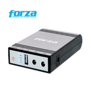 MINI UPS Y BANCO DE BATERIA FORZA DC-140USB USB, CONECTORES DC 14W
