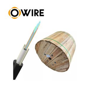 FIBRA OPTICA MINI ADSS (ASU) OWIRE SM 12 HILOS EXTERIOR HDPE 0.7mm G.652D w/2 FRP SPAN 100m 4km.