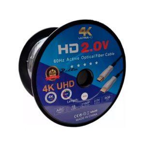CABLE DE VIDEO DE FIBRA OPTICA DELTA 4K HDMI V2.0 DE 80mts.