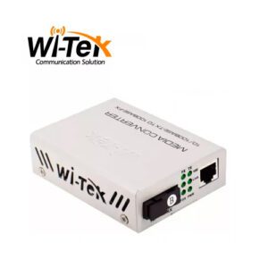 CONVERTIDOR DE MEDIO WDM WI-TEK WI-MC101G GIGABIT FIBRA OPTICA MONOMODO CONECTOR SC 20km