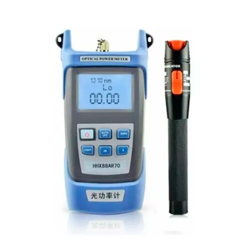 MEDIDOR DE POTENCIA DE FIBRA OPTICA HHX88AR PORTABLE + LOCALIZADOR VISUAL DE FALLAS DE FIBRA OPTICA CVF-2201 SM/MM 2.5/1.25mm 10mW HASTA 10km