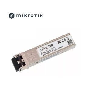 MODULO DE FIBRA SFP MM MIKROTIK SFP S-85DLC05D 1.25 GIGABIT CONECTOR LC