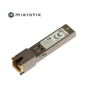 MODULO DE FIBRA SFP+ SFP-10G-T 10 GIGABIT CONECTOR RJ45 PARA MIKROTIK