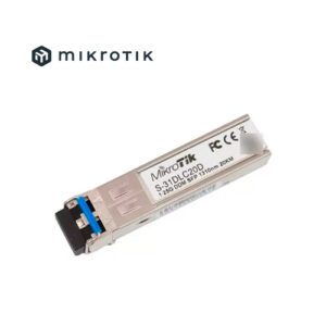 MODULO DE FIBRA SFP SM MIKROTIK SFP S-31DLC20D 1.25 GIGABIT CONECTOR LC