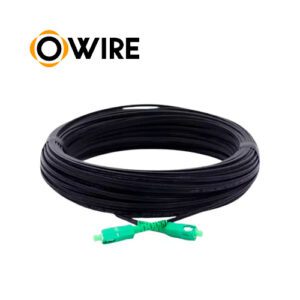 PATCH CORD DE FIBRA OWIRE DROP SM SC-APC A SC-APC SIMPLEX LSZH 9/125um 80mts. OUTDOOR