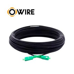 PATCH CORD DE FIBRA OWIRE DROP SM SC-APC A SC-APC SIMPLEX LSZH 9/125um 100mts. OUTDOOR