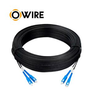 PATCH CORD DE FIBRA OWIRE DROP SM SC-UPC A SC-UPC DUPLEX LSZH 9/125um 20mts. OUTDOOR