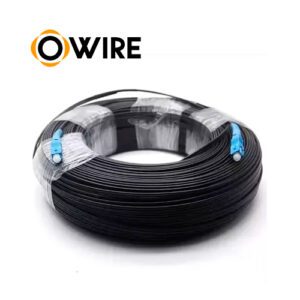 PATCH CORD DE FIBRA OWIRE DROP SM SC-UPC A SC-UPC SIMPLEX LSZH 9/125um 100mts. OUTDOOR