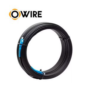 PATCH CORD DE FIBRA OWIRE DROP SM SC-UPC A SC-UPC SIMPLEX LSZH 9/125um 50mts. OUTDOOR