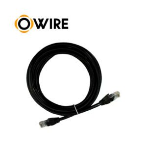 CABLE DE RED FTP OWIRE PATCH CORD NEGRO CAT6A 2mts.
