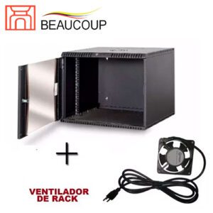 GABINETE RACK BEAUCOUP I-1052 COMPACTO DE PARED 12UR (60x54x50cm)