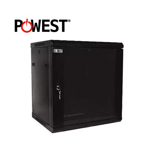 GABINETE RACK POWEST NGBPR-6505 COMPACTO DE PARED 6UR (60x50x37cm)