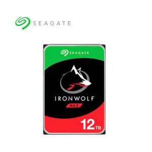 DISCO DURO SEAGATE IRONWOLF ST12000VN0008 DE 12TB PC STORAGE SATA 3.5" RED