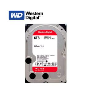 DISCO DURO WESTERN D. WD60EFPX DE 6TB PC STORAGE SATA 3.5" RED