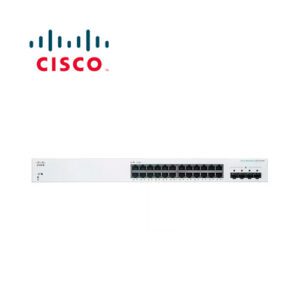 SWITCH CISCO BUSINESS CBS220-24T-4G-NA ADMINISTRABLE L2 DE 24 PUERTOS GIGABIT 10/100/1000 + 4 PUERTOS GIGABIT SFP RACKEABLE