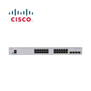 SWITCH CISCO BUSSINESS CBS350-24T-4G-NA ADMINISTRABLE L3 DE 24 PUERTOS GIGABIT 10/100/1000 + 4 PUERTOS GIGABIT SFP RACKEABLE