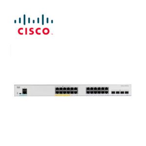 SWITCH CISCO CATALYST C1000-24P-4G-L ADMINISTRABLE L2 DE 24 PUERTOS 10/100/1000 POE +195W +4 PUERTOS GIGABIT SFP