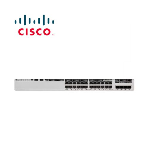 SWITCH CISCO CATALYST C9200L-24T-4G-E ADMINISTRABLE L3 DE 24 PUERTOS 10/100/1000 +4 PUERTOS SFP