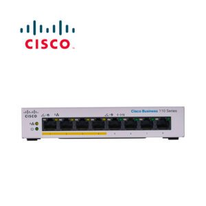 SWITCH CISCO CBS110-8PP-D-NA DE 8 PUERTOS GIGABIT 10/100/1000 CON 4 POE 32W