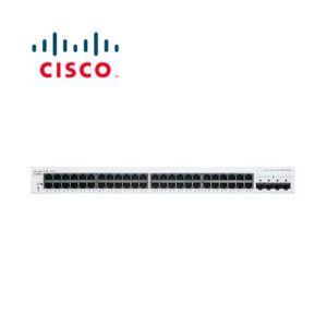 SWITCH CISCO CBS220-48T-4G-NA ADMINISTRABLE L2 DE 48 PUERTOS GIGABIT 10/100/1000 + 4 PUERTOS SFP RACKEABLE