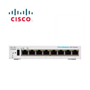 SWITCH CISCO CBS250-8T-D ADMINISTRABLE L3 DE 8 PUERTOS GIGABIT 10/100/1000