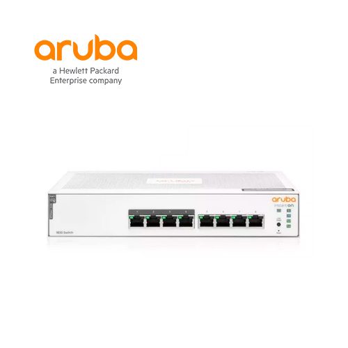 SWITCH HPE ARUBA JL811A INSTANT ON 1830-8G ADMINISTRABLE L2 DE 8 PUERTOS GIGABIT 10/100/1000 4 PUERTOS POE+ 65W L2 RACKEABLE