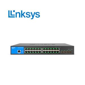 SWITCH LINKSYS LGS328C ADMINISTRABLE L3 DE 24 PUERTOS GIGABIT 10/100/1000 + 4x10GIGABIT SFP+
