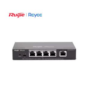 SWITCH RUIJIE RG-ES205GC-P DE 5 PUERTOS CON 4 PUERTOS PoE+ 54W GIGABIT 10/100/1000 CLOUD MANAGED