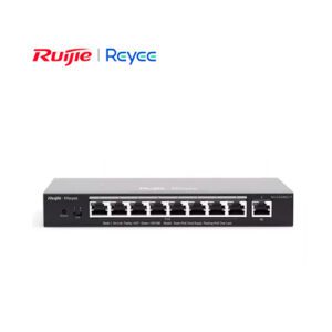 SWITCH RUIJIE RG-ES209GC-P DE 8 PUERTOS PoE+ 120W + 1 PUERTO UPLINK GIGABIT 10/100/1000 CLOUD MANAGED