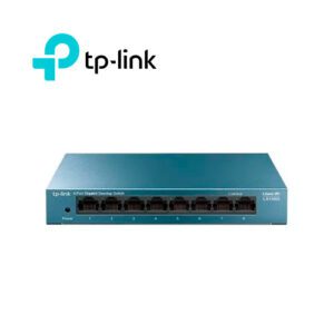 SWITCH TP-LINK LITEWARE LS108G DE 8 PUERTOS GIGABIT 10/100/1000 MBPS METALICO