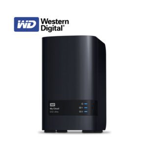 SERVIDOR DE ALMACENAMIENTO NAS WESTERN D. WDBVBZ0000NCH-00 MY CLOUD EX2 ULTRA DE 2 BAHIAS MAX 20TB, RAM 1GB, 2XUSB3.0 LAN GIGABI