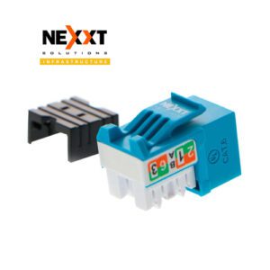 CONECTOR JACK RJ45 NEXXT PCGKJC6TYRJBL HEMBRA CAT6 TIPO 110 AZUL